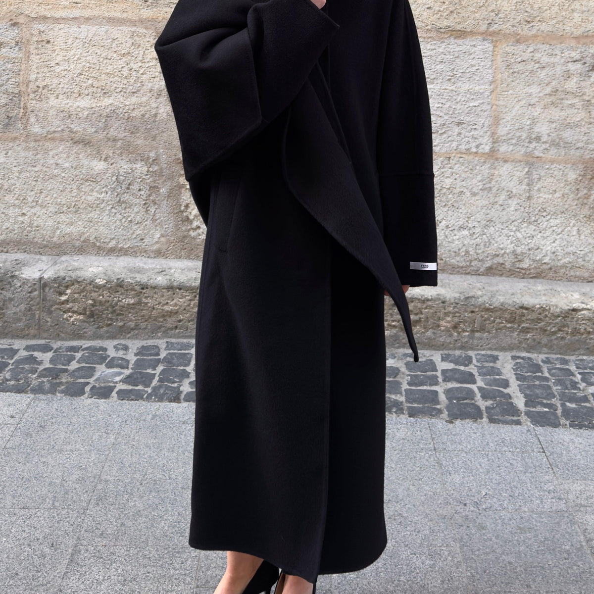 Wool Oversized Coat featuring Raglan Sleeves Everyday Winter Outerwear by Lilla