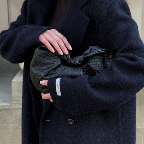 Alpaca Wool Oversized Long Coat featuring Unlined Construction Everyday Outerwear by Lilla
