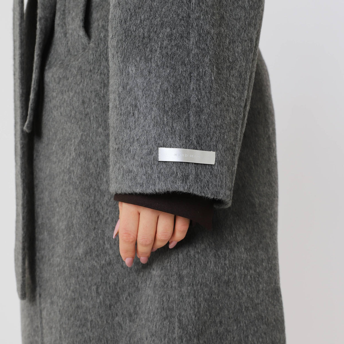 Wool Oversized Winter Coat featuring a Structured Collar Everyday Outerwear by Lilla