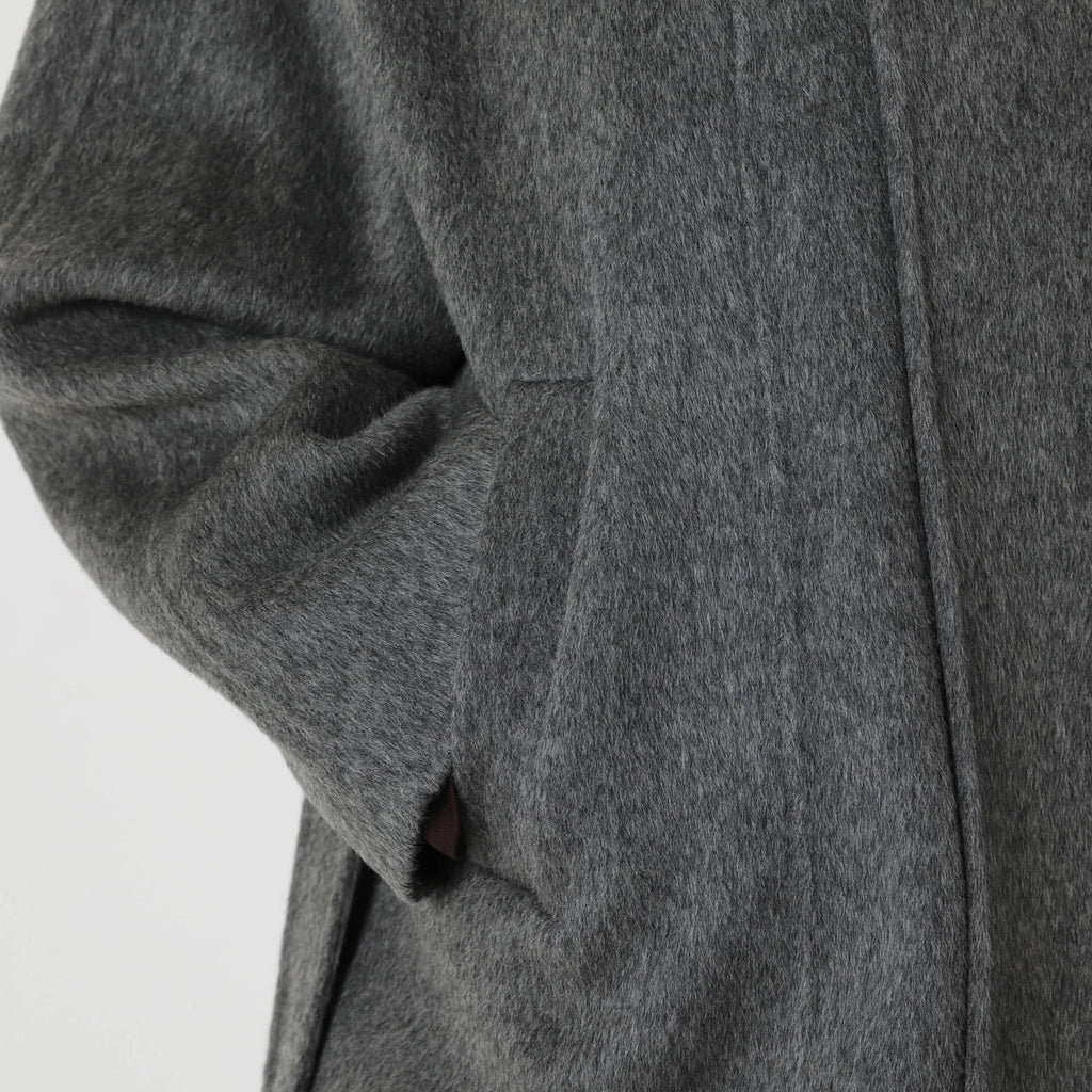 Wool Oversized Winter Coat featuring a Structured Collar Everyday Outerwear by Lilla
