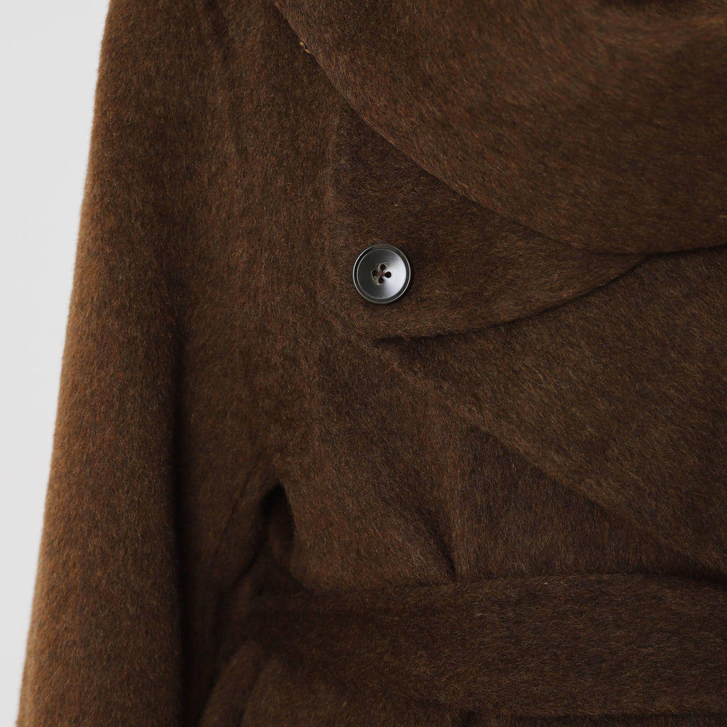 Wool Oversized Winter Coat featuring a Matching Scarf Everyday Outerwear by Lilla