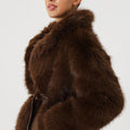 Textured Oversized Winter Coat with Functional Side Pockets Everyday Outerwear by Lilla