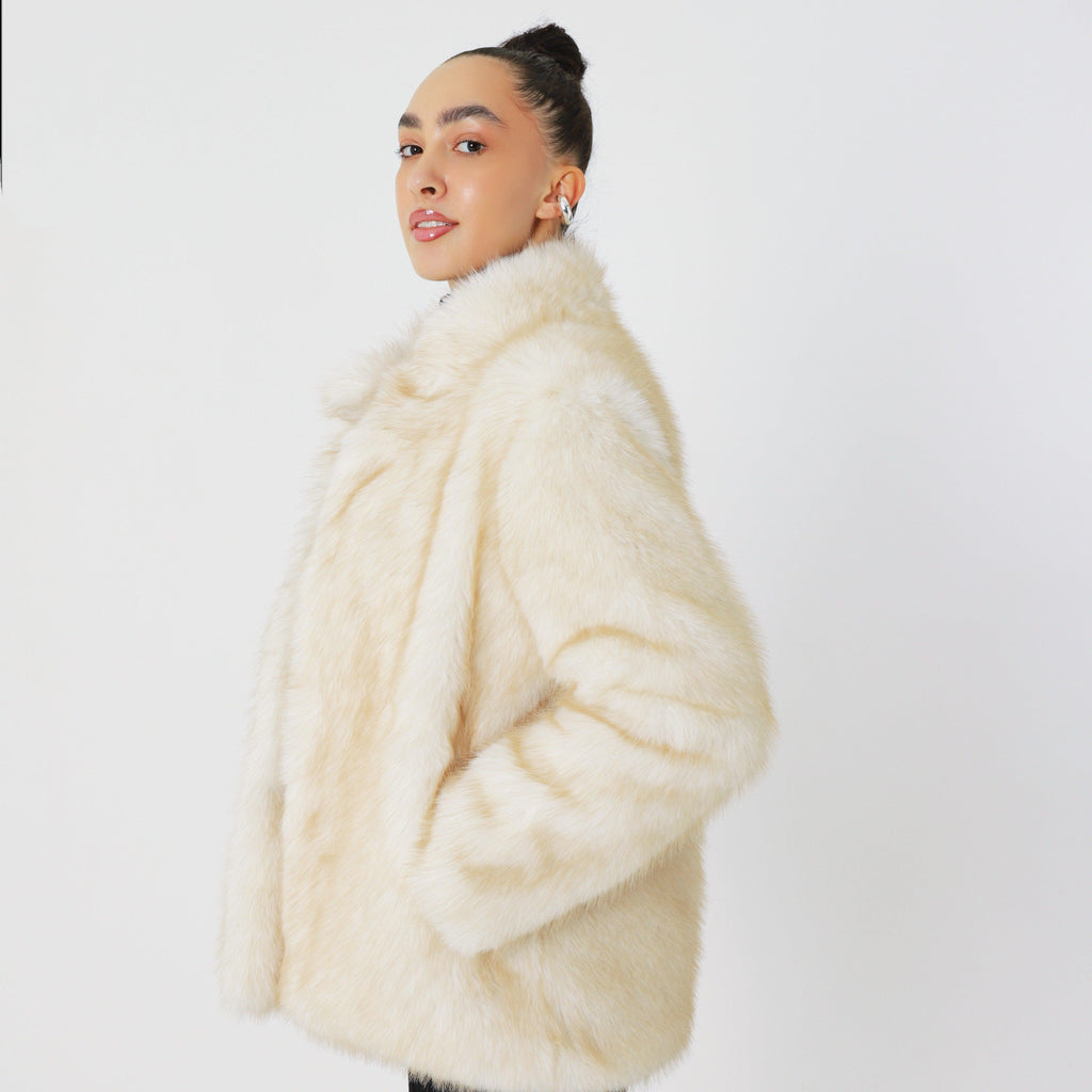 Minimal Oversized Winter Coat featuring Functional Side Pockets City Outerwear by Lilla