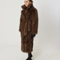 Vintage Oversized Winter Coat featuring Dense Pile Texture Cold Weather Outerwear by Lilla