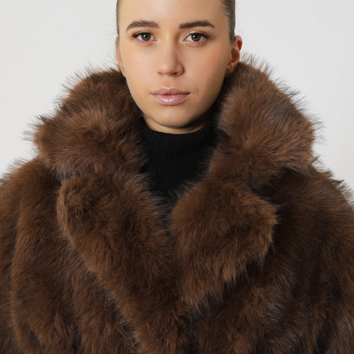 Vintage Oversized Winter Coat featuring Dense Pile Texture Cold Weather Outerwear by Lilla