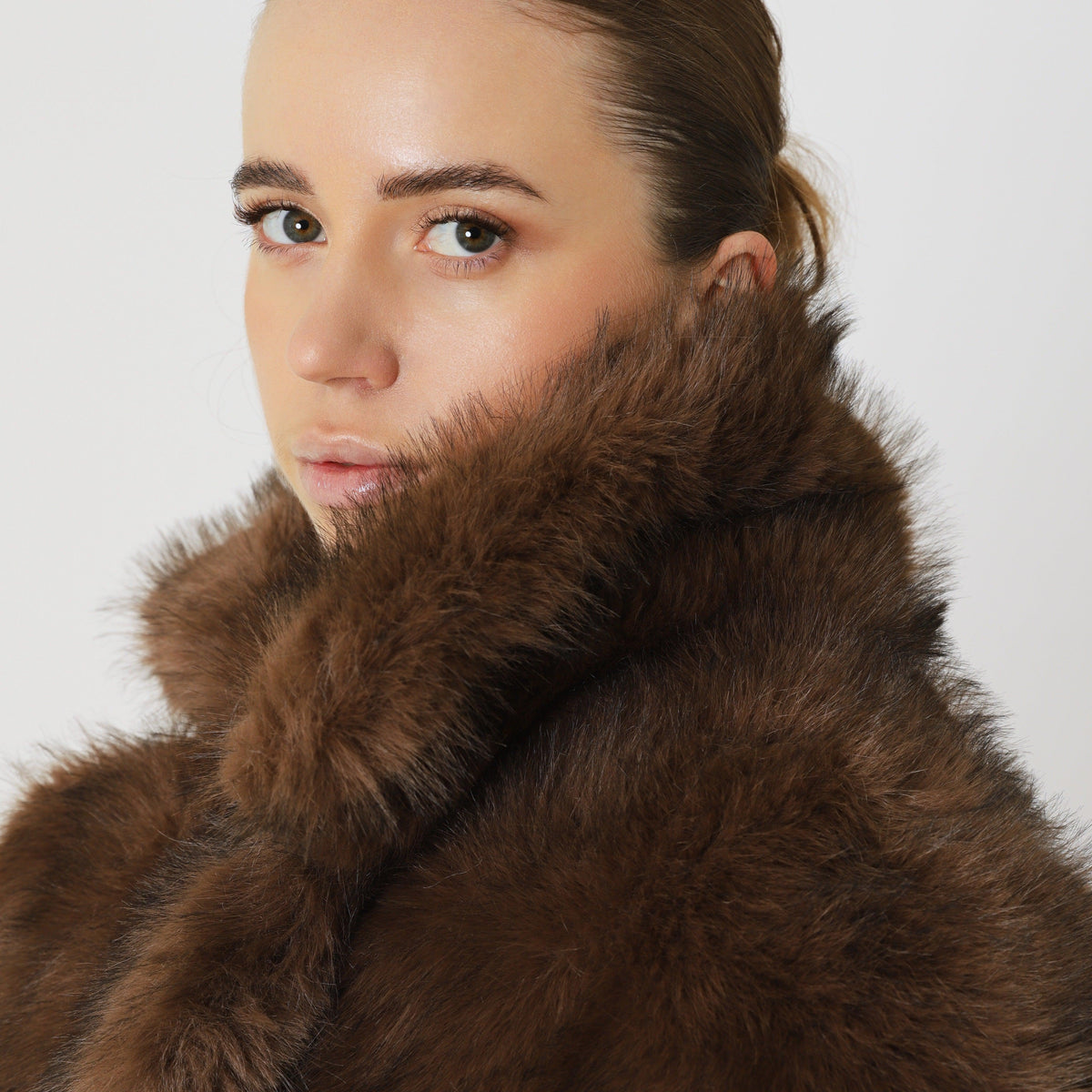 Vintage Oversized Winter Coat featuring Dense Pile Texture Cold Weather Outerwear by Lilla
