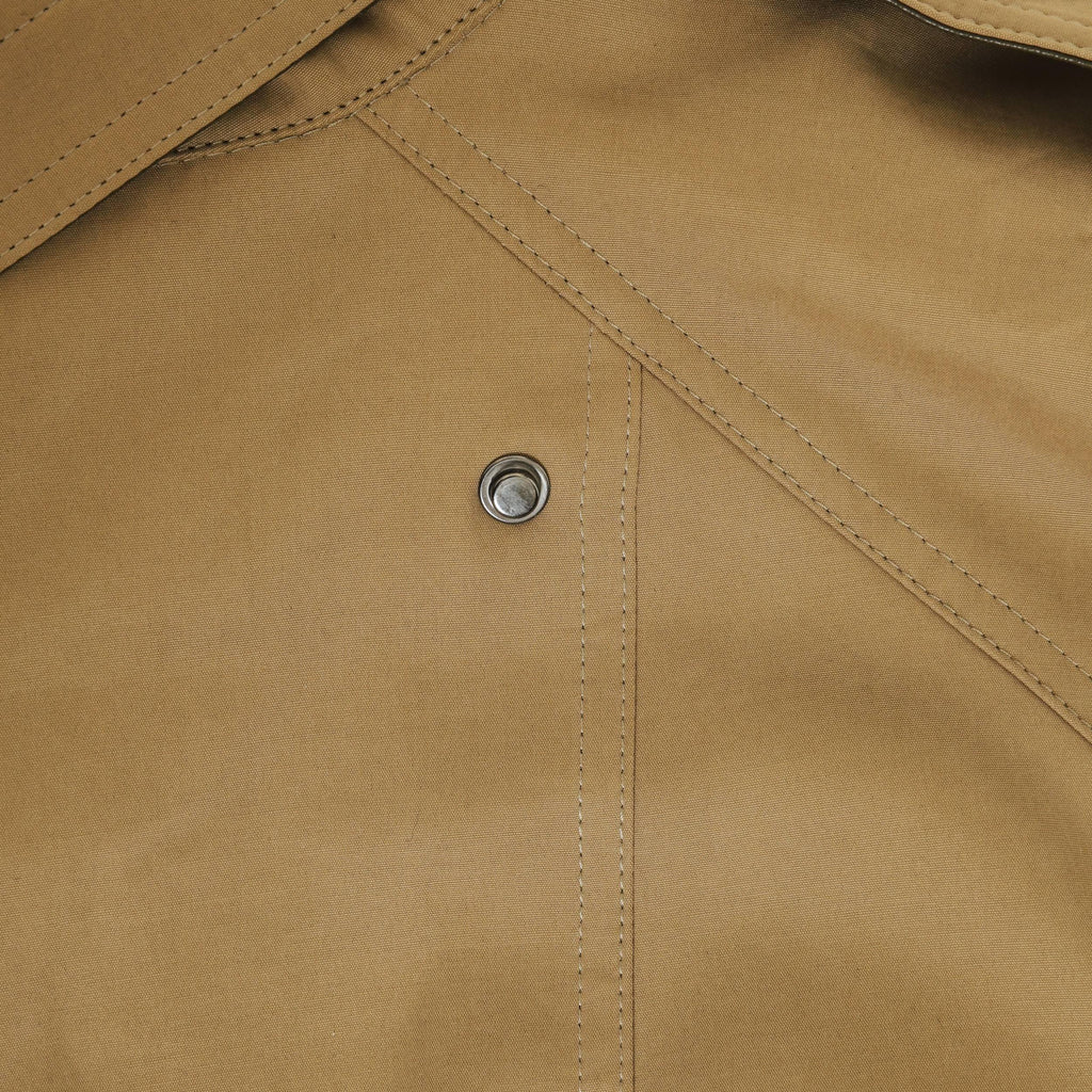 Classic Relaxed Trench Coat featuring an Eco Leather Belt Transitional Outerwear by Lilla
