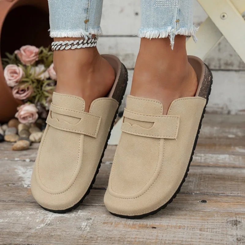 Boho Slip On Mules featuring Supportive Cork Footbeds Everyday Walking Clogs by Lilla