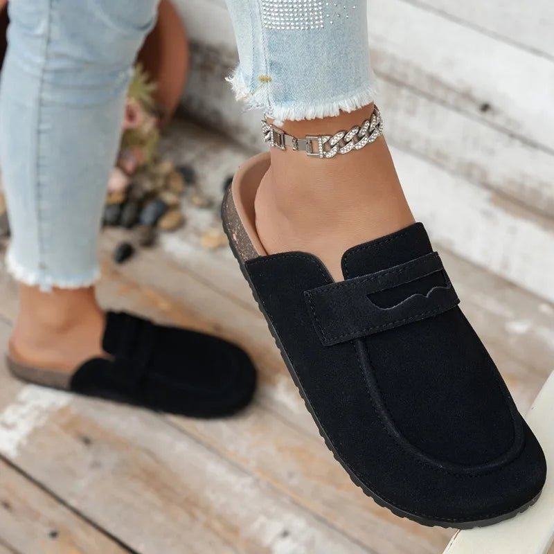 Boho Slip On Mules featuring Supportive Cork Footbeds Everyday Walking Clogs by Lilla