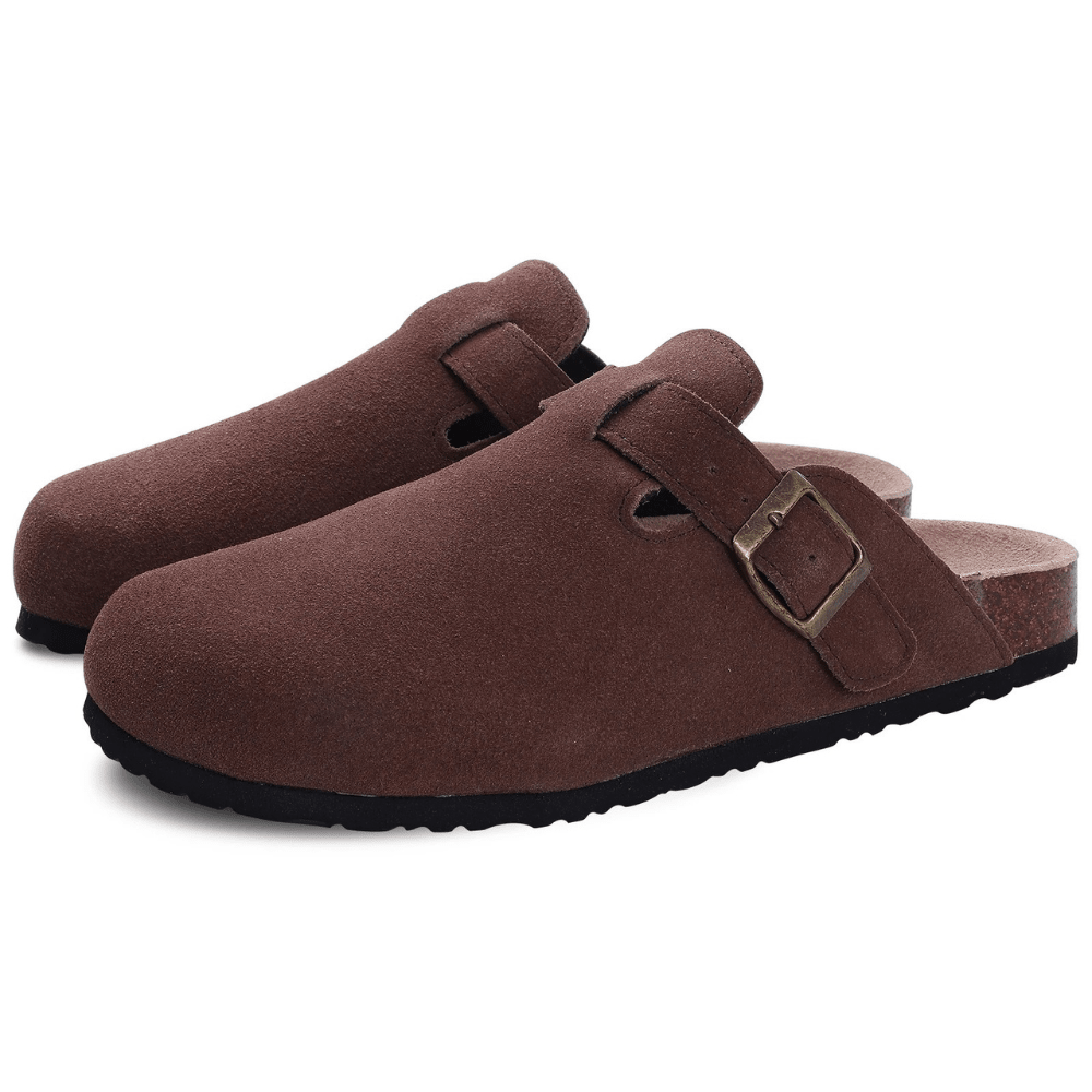 Casual Flat Slide Sandals featuring Adjustable Buckle Straps Summer Walking Shoes by Lilla