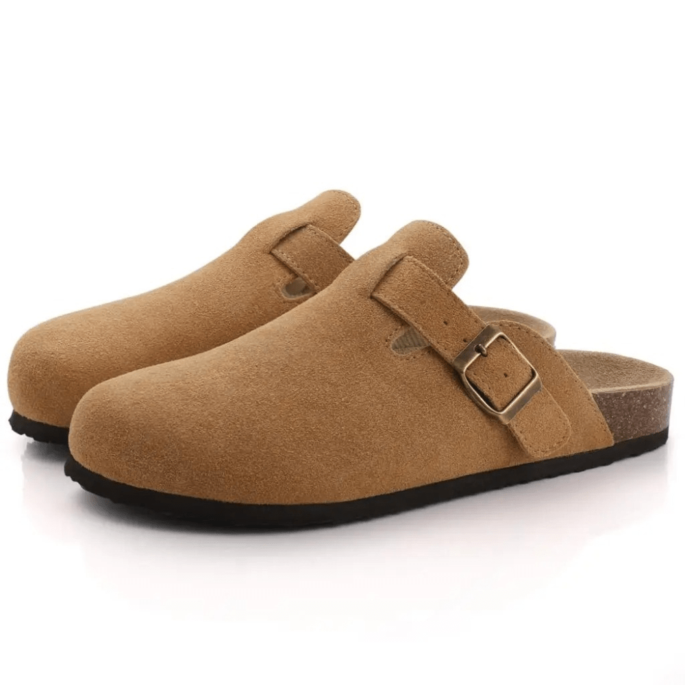 Casual Flat Slide Sandals featuring Adjustable Buckle Straps Summer Walking Shoes by Lilla
