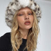 Dalmatian Print Relaxed Fluffy Hat