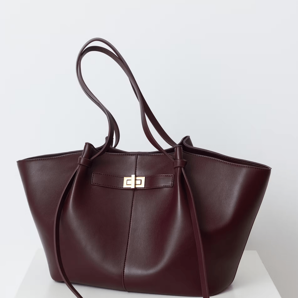 Minimalist Spacious Shopper Bag featuring Sturdy Handles Everyday Work Tote by Lilla