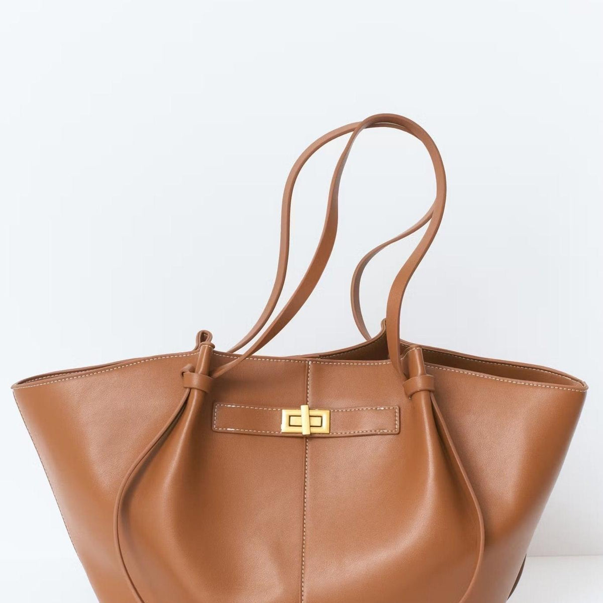 Minimalist Spacious Shopper Bag featuring Sturdy Handles Everyday Work Tote by Lilla