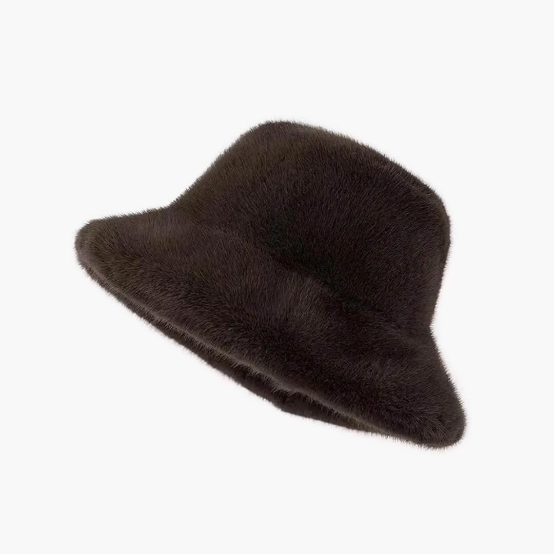 Retro Fisherman Bucket Hat featuring Soft Insulating Texture Cold Weather Headwear by Lilla