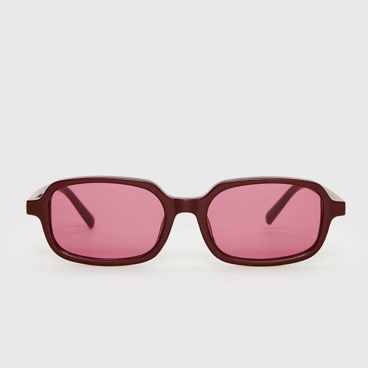 Retro Narrow Rectangle Sunglasses featuring Tinted Lenses Summer Eyewear by Lilla