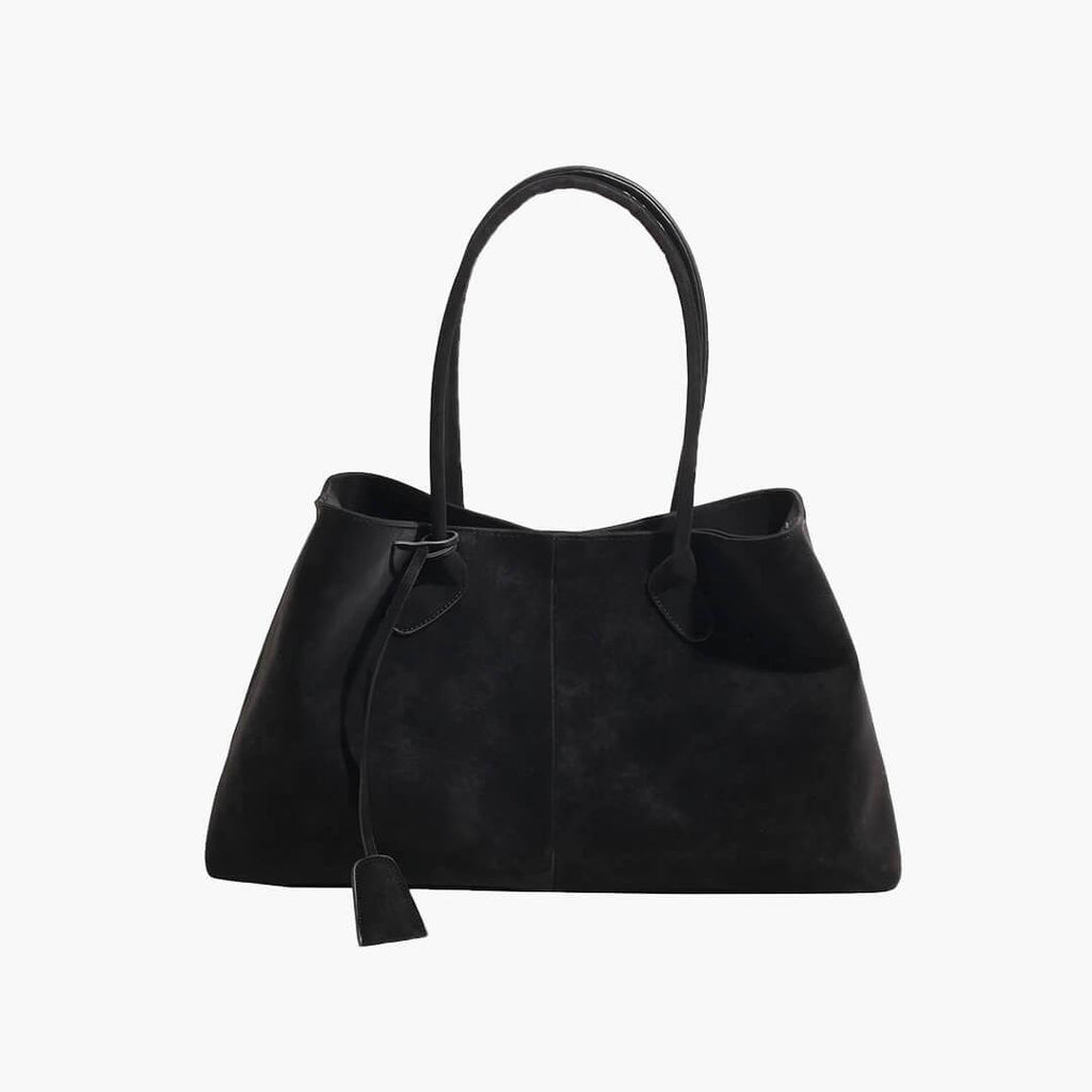 Retro Oversized Handbag featuring Twin Shoulder Straps Everyday Casual Tote by Lilla