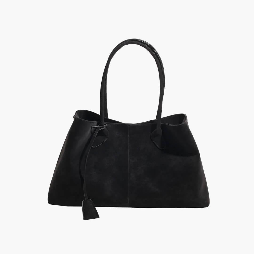 Retro Oversized Handbag featuring Twin Shoulder Straps Everyday Casual Tote by Lilla