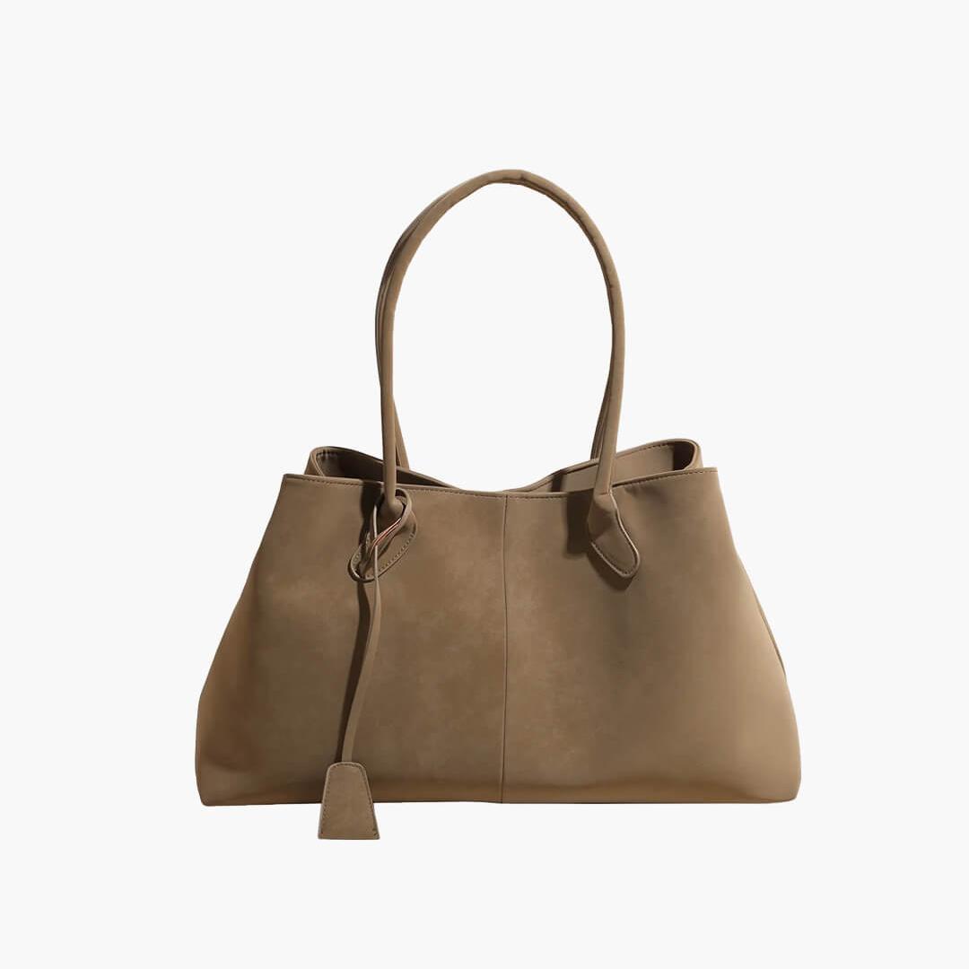 Retro Oversized Handbag featuring Twin Shoulder Straps Everyday Casual Tote by Lilla